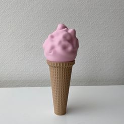 image00006~2.jpeg STL file Giant Ice cream cone・3D printing idea to download