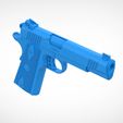 036.jpg Remington 1911 Enhanced pistol from the game Tomb Raider 2013 3D print model3