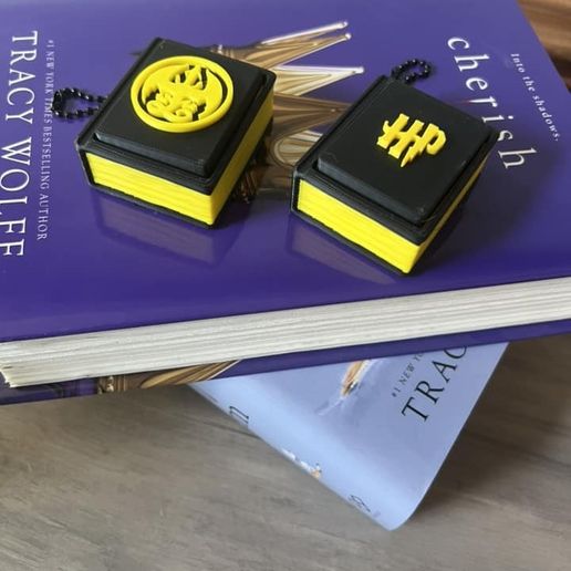 📚 Clicker Book Fidget and Keychain **FULLY CUSTOMIZABLE**・ 3MF File for ...