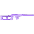 asval1.stl VSS Vintorez Sniper (PROPGUN) 1:1 low poly