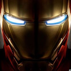 Iron-man.jpg Download STL file Iron man - lithophane • 3D printing model, Creationist