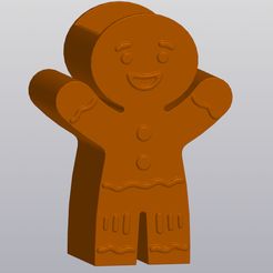 1.jpg Gingerbread Man Vase Penholder