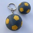 IMG_1216.jpg Soccer Ball (Football) with Keychain Hook