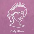 Lady-diana.png Lady Diana (Lady Di) Flat Figure