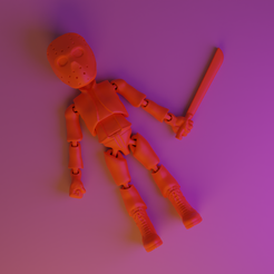 Jason.png Файл STL Джейсон Вурхиз FLEXI・Дизайн 3D принтера для загрузки