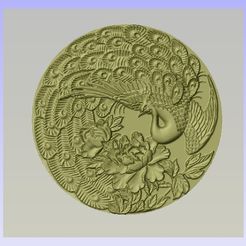 Phoenix.jpg STL-Datei Peacock kostenlos・3D-druckbares Modell zum herunterladen