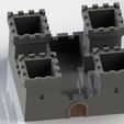 Medieval castle planter.JPG Archivo STL gratuito Jardinera medieval con patio・Design para impresora 3D para descargar