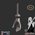 1_BL-21.png Jujutsu Kaisen Hand Sword 3D Model - Haruta Shigemo Sword Cosplay - Facilitated For 3D Printing - Jujutsu Kaisen Cosplay