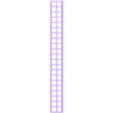 25mm_wide_segment.stl Balance/Challenge Beam Mesh Grids