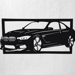 Imagen1-VEHICULO.png Fichier STL VEHICULO AUTOMOVIL ARTE DE PARED DECORACION 2D・Idée pour impression 3D à télécharger