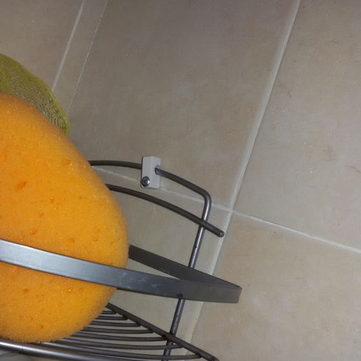 Adapter for shower's soap dish 3D model