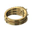 Diamond-5mm-stone-Diamond-lip-ring-size7-03.jpg Fichier STL Bague de fiançailles en pierre de 5 mm à lèvres en diamant modèle d'impression 3D・Plan pour impression 3D à télécharger