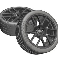 ScatPack20x10_3.jpg Fichier STL 20" Dodge Scat Pack・Idée pour impression 3D à télécharger