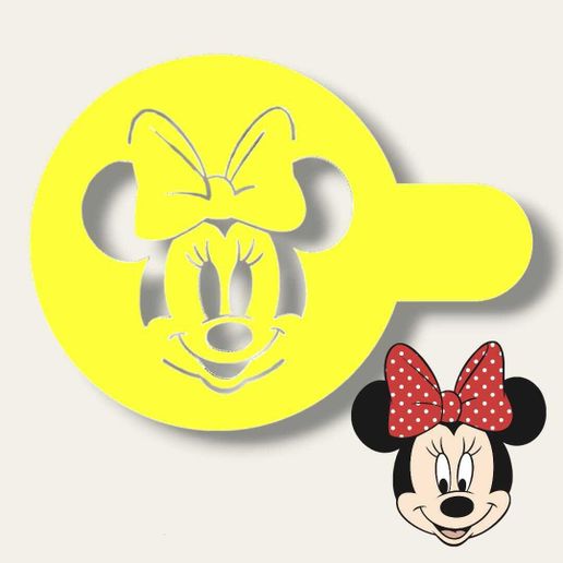minnie mouse mask template