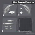 MFProcelain09.png Miss Fortune Porcelain Accessories League of Legends STL files