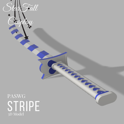 3.png Stripes Stocking Sword - Panty and Stocking