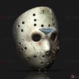 001k.jpg Jason Voorhees Mask - Friday 13th Movie 1988 - Horror Halloween Mask