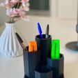 IMG_5473.jpg Hexagonal pencil holder