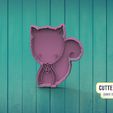 ardilla-boho.jpg Fichier STL Ecureuil boho woodland écureuil Cookie cutter・Modèle pour impression 3D à télécharger