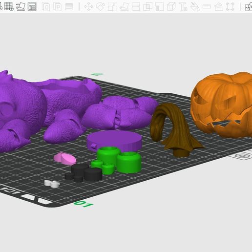 3.jpg Aranha articulada que transporta abóbora Jack O Lantern