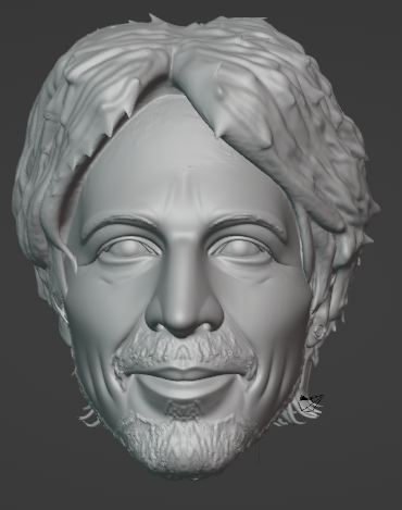 Head of Peter Criss Kiss. Unmasked Let Me Rock You Style