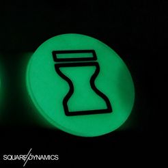 suna_photo_glow.jpg STL file Naruto Coaster Glow Series - Suna・3D printable model to download