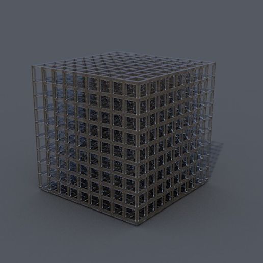 mathematical cube 3D model