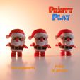 Mini-Santa1.jpg Mignon mini Père Noël Flexi-STL pour l'impression 3D