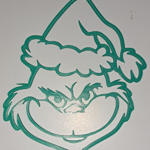 Grinch portrait 3D model