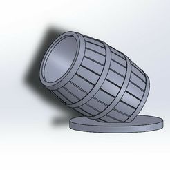 Screenshot_2.jpg STL file Aquarium Barrel under the sand・3D printable model to download