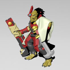 Cannibal_Chicken_Leader.png Fichier STL gratuit Chef des poulets cannibales・Objet imprimable en 3D à télécharger
