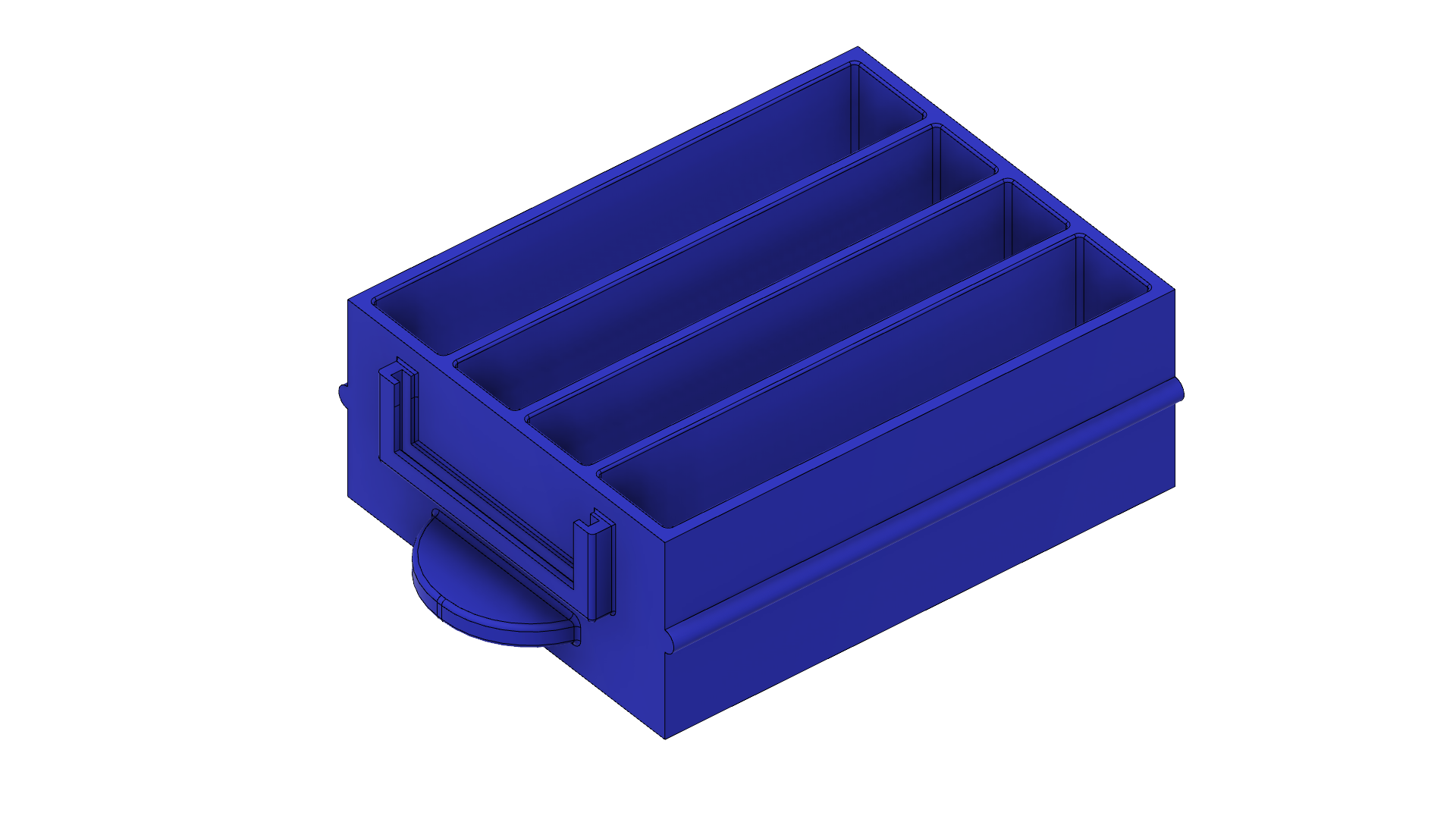 Organizer-Block-Adjustable-3-v1.png STL file modular organizer with container・3D print design to download, Upcrid