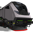 4.png TRAIN RAIL VEHICLE ROAD 3D MODEL Train B