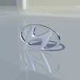 1.jpg Hyundai Badge 3D Print
