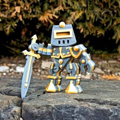 LordBot-2.jpeg STL-Datei LordBot - Keine Stützen / Druck an Ort und Stelle / Einfach kostenlos・3D-druckbares Design zum herunterladen