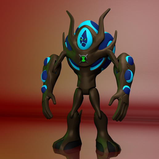 👽 Ultimate Swampfire - Ben 10 Ultimate Alien 3d Modelo STL imprimible ...
