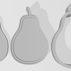 Pear.jpg Archivo STL Molde de pera para bombas de baño・Plan de impresora 3D para descargar