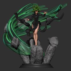 1.jpg Fichier STL S tier hero Tatsumaki - One Punch Man・Idée pour impression 3D à télécharger