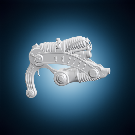 Steampunk Ray Gun Pistol
