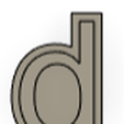 d.png Lower case d ALPHABET EMBOSSER