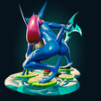 Preview03.png Modelo de impressão 3D do Pokémon Greninja com curvas