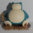 Snorlax.png Snorlax pokemon 3D print model