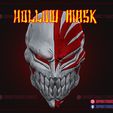 Ichigo_hollow_mask_3d_print_model_01.jpg Hollow Mask - Kurosaki Ichigo Bleach Mask