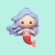 Cod84-Little-Mermaid-1.jpeg 3D file Little Mermaid・3D printer design to download
