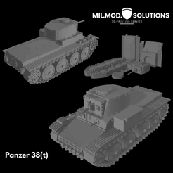 Panzer-38-t-Präsentationsbild.png STL file Tank 38(t) (commercial license)・3D printable model to download