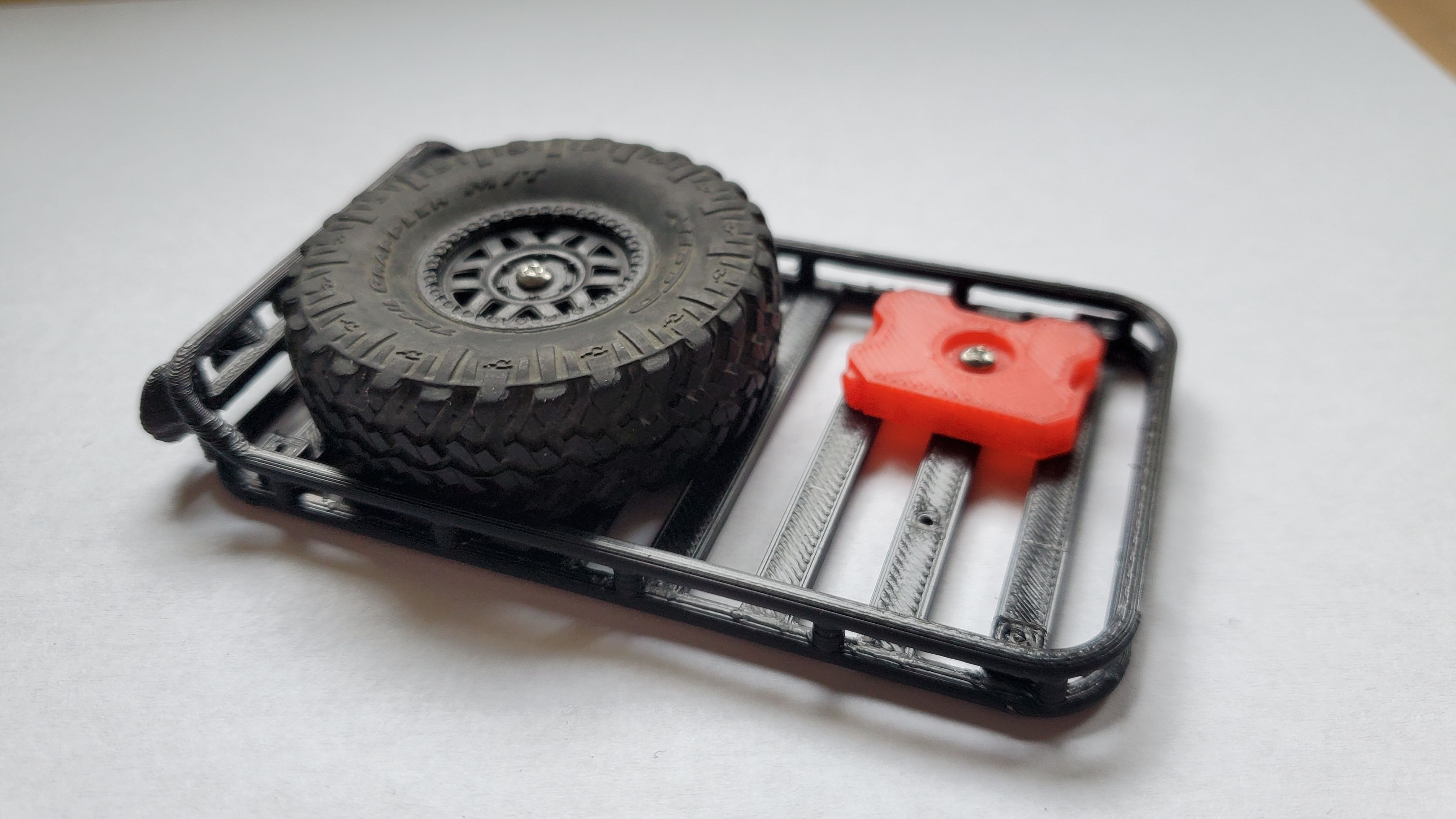 Soporte Neumático Repuesto Para Axial SCX24 Jeep - Metal, Accesorio RC Coche