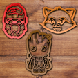 Todo.png Guardians of the Galaxy cookie cutter set