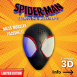 1.png Miles Morales Spiderman FACESHELL (STL files)