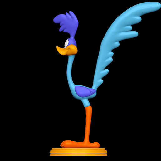 🐦 Road Runner - Looney Tunes・ STL File for 3D printing・Cults