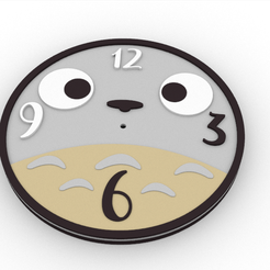 listo.png Fichier STL reloj totoro・Modèle pour imprimante 3D à télécharger